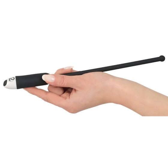 You2Toys DILATOR - silikonový močový vibrátor - černý (8-11 mm)