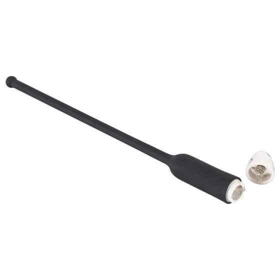 You2Toys DILATOR - silikonový močový vibrátor - černý (8-11 mm)
