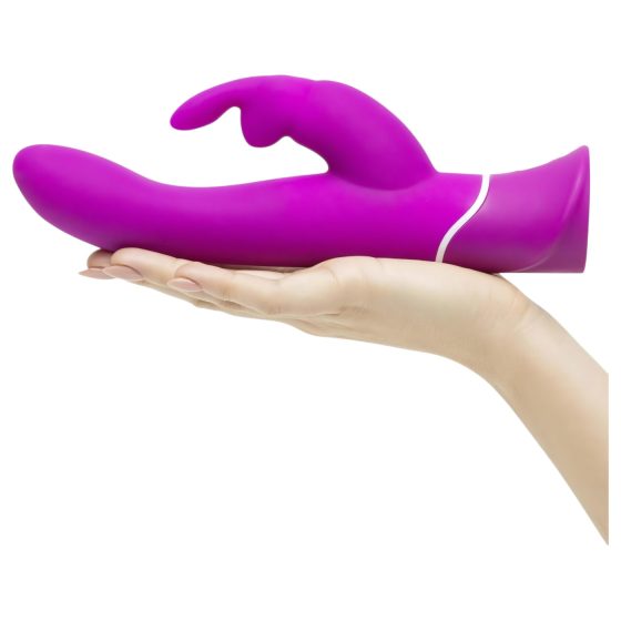 Happyrabbit Curve - vodotěsný vibrátor s klitorálním ramenem (fialový)