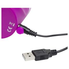   Happyrabbit Curve - vibrátor s pohyblivým ramenem na klitoris - vodotěsný