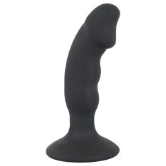   Black Velvet - akumulátorový anální vibrátor s penisem (černý)