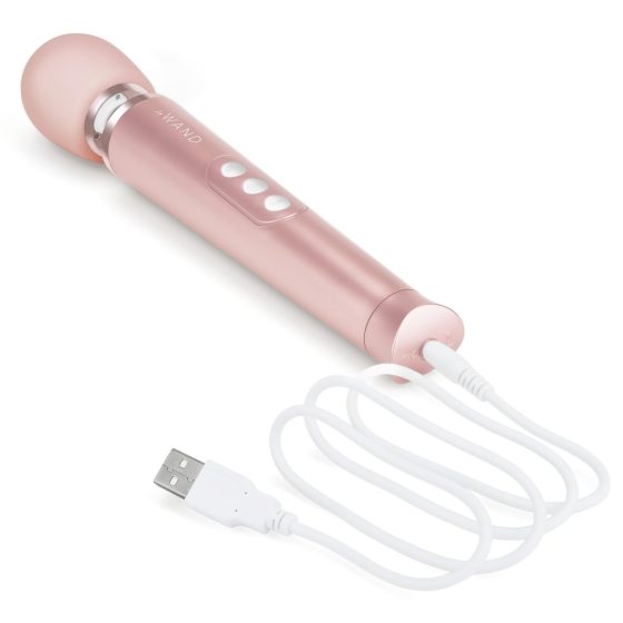 Le Wand Petite - exkluzivní masážní vibrátor (růžová-zlatá)