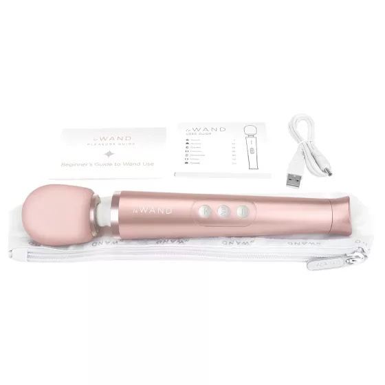 le WAND Petite prémiový wand vibrátor (Rose Gold)