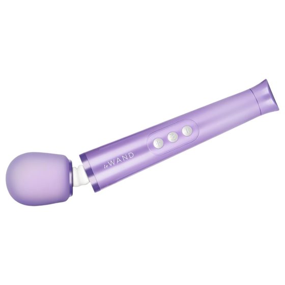 Le Wand Petite - exkluzivní, akumulátorový masážní vibrátor (fialový)