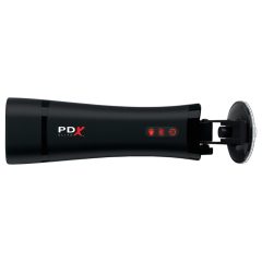   / PDX Super Stroker - vibrující, sténající umělá vagína (přirozená-černá)