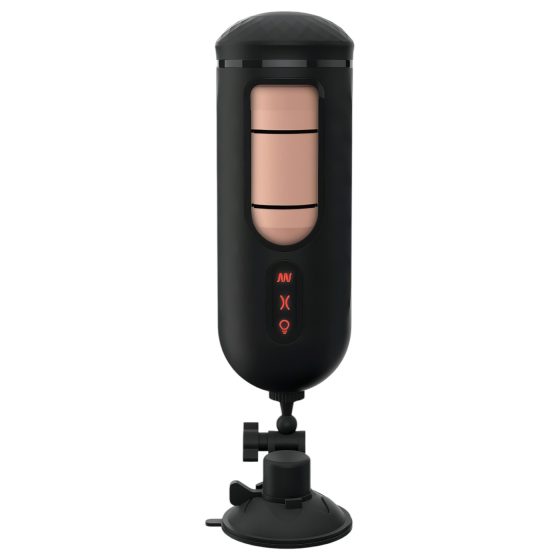 PDX Elite - automatická masturbační vagina - vibrační, černá