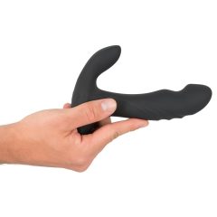   Rebel - rotační masážní vibrátor na prostatu s kuličkami (černá)