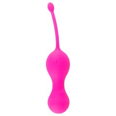  SMILE Love Balls - akumulátorové růžové vibrační vejce s dálkovým ovládáním