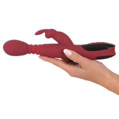   You2Toys Masér - pohybový, vyhřívaný vibrátor na bod G (červený)