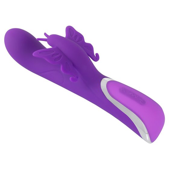 SMILE Rotující Turbo - rotační vibrátor s klitorálním ramenem (fialový)