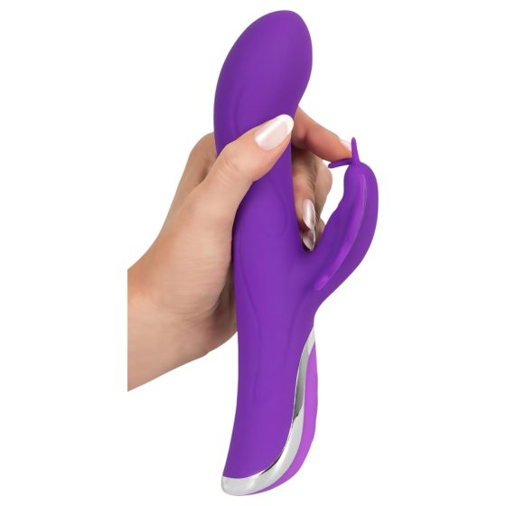 SMILE Rotující Turbo - rotační vibrátor s klitorálním ramenem (fialový)