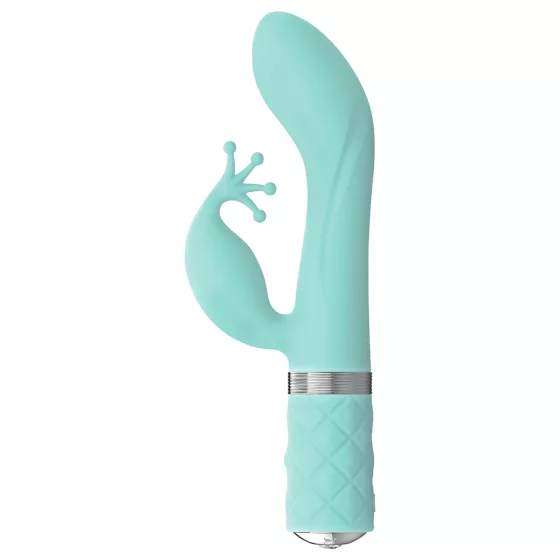 / Pillow Talk Kinky - akumulátorový, dvoumotorový vibrátor na bod G (tyrkysový)