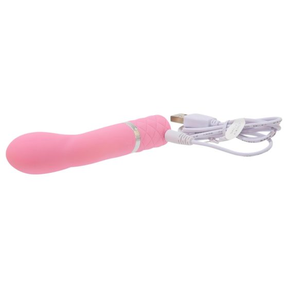 Pillow Talk Racy - akumulátorový, úzký vibrátor na bod G (růžový)