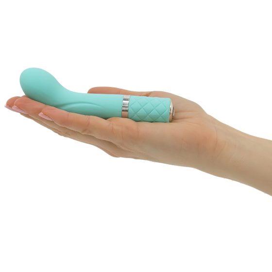 Pillow Talk Racy - nabíjecí, štíhlý vibrátor na G-bod (tyrkysový)