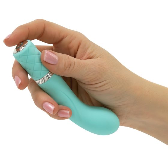 Pillow Talk Racy - nabíjecí, štíhlý vibrátor na G-bod (tyrkysový)