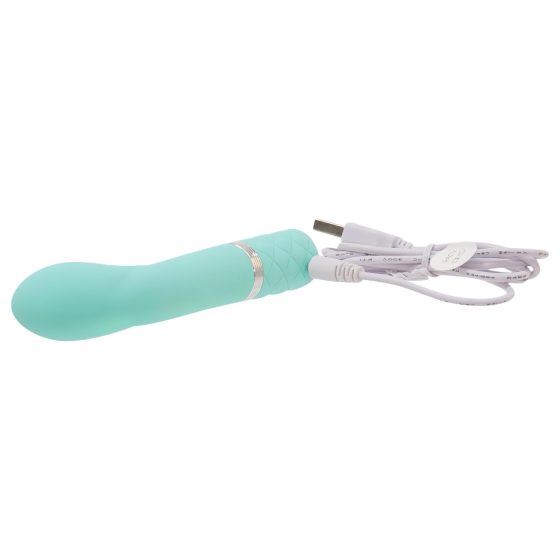 Pillow Talk Racy - nabíjecí, štíhlý vibrátor na G-bod (tyrkysový)