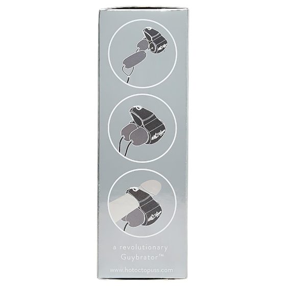 HOT Octopuss JETT - vibrační stimulátor žaludu - 2 motory - černý