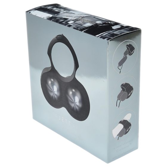 HOT Octopuss JETT - vibrační stimulátor žaludu - 2 motory - černý