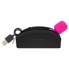   PalmPower Pocket Wand - mini masážní vibrátor (růžovo-černý)