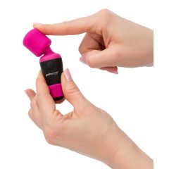   PalmPower Pocket Wand - nabíjecí masážní vibrátor (růžovo-černý)