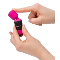   PalmPower - mini masážní vibrátor - kapesní, růžovo-černý