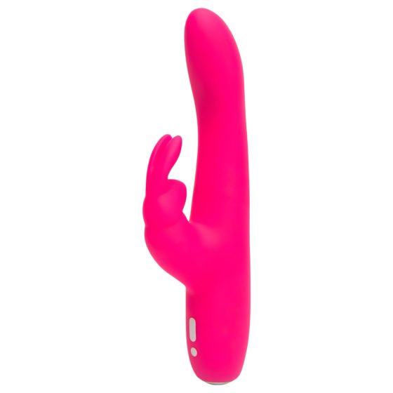 Happyrabbit Curve Slim - vodotěsný vibrátor s raménkem na klitoris (růžový)
