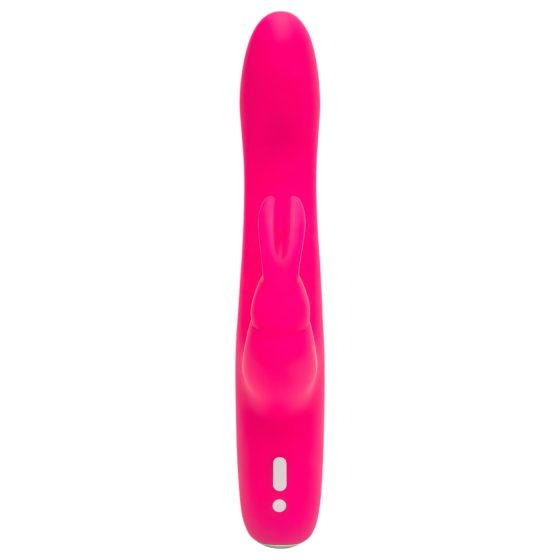 Happyrabbit Curve Slim - vodotěsný vibrátor s raménkem na klitoris (růžový)