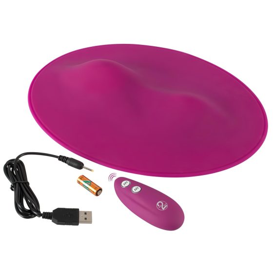 VibePad - 2motorový bezdrátový polštářový vibrátor (fialový)