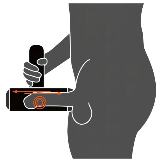 Rebel - masturbátor s vibrací a pohybem nahoru a dolů - akumulátor, černý