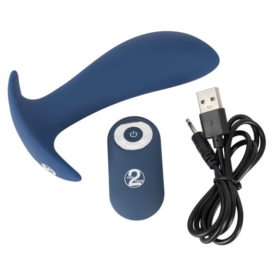 You2Toys - Plug - nabíjecí, rádiový anální vibrátor (modrý)