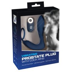   You2Toys Prostatický Kolík - anální vibrátor s erekčním kroužkem (modrý)
