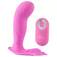   SMILE G-Spot Panty - nositelné akumulátorové, rádiové vibrátory (růžové)