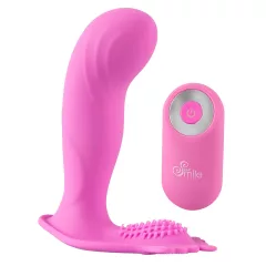   SMILE G-Spot Panty - nositelné akumulátorové, rádiové vibrátory (růžové)