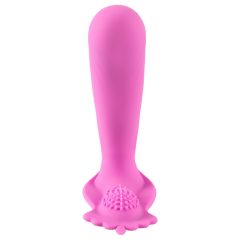   SMILE G-Spot Kalhotky - akumulátorový, rádiově řízený vibrátor (růžový)