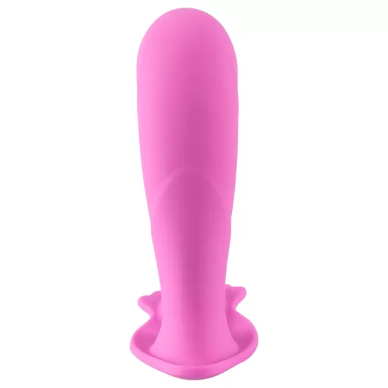 SMILE G-Spot Panty - nositelné akumulátorové, rádiové vibrátory (růžové)