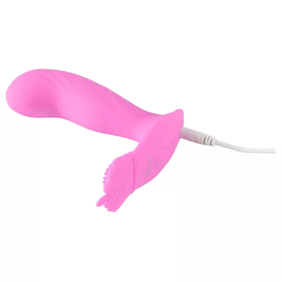 SMILE G-Spot Panty - nositelné akumulátorové, rádiové vibrátory (růžové)