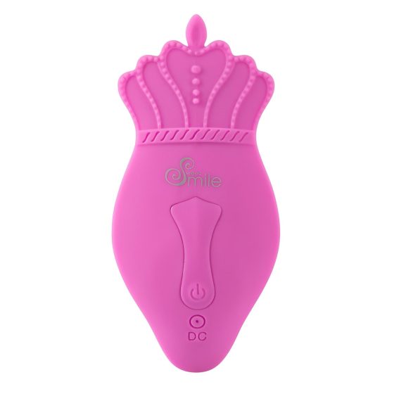 SMILE - vibrační tanga na G-bod - bezdrátový, dobíjecí vibrátor - růžová