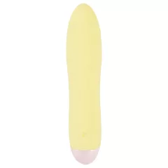   Cuties Mini Yellow - akumulátorový silikonový vibrátor (žlutý)