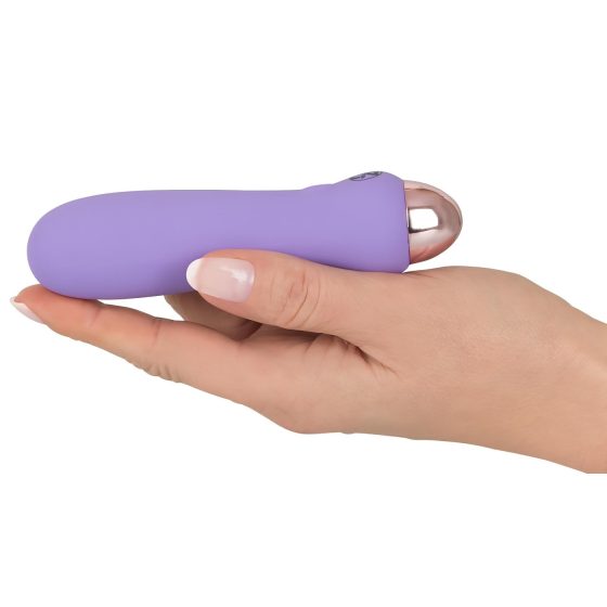 Cuties Mini Purple - akumulátorový, silikonový vibrátor (fialový)