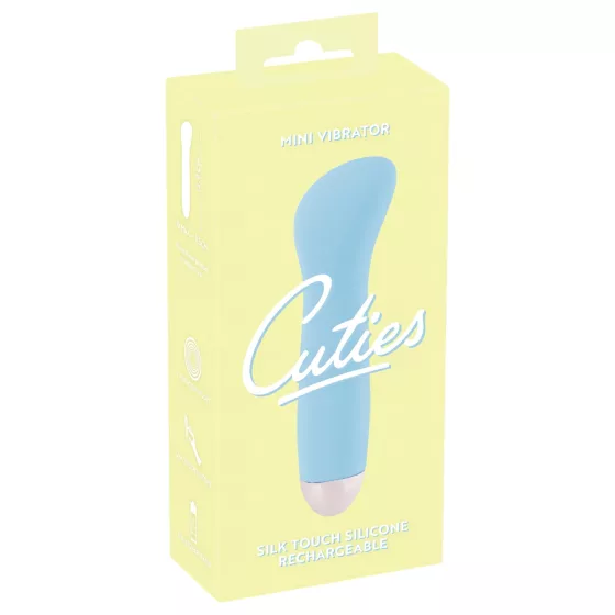 You2Toys - Cuties Mini Blue - akumulátorový vibrátor na G-bod (tyrkysový)