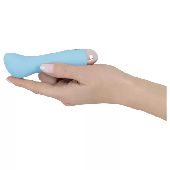 You2Toys - Cuties Mini Blue - akumulátorový vibrátor na G-bod (tyrkysový)