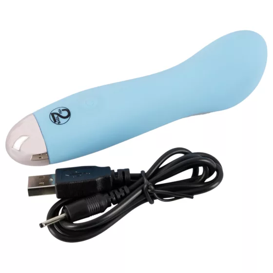 You2Toys - Cuties Mini Blue - akumulátorový vibrátor na G-bod (tyrkysový)