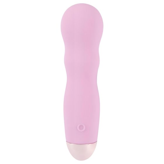 Cuties Mini Rose - akumulátorový, vlnitý vibrátor (růžový)