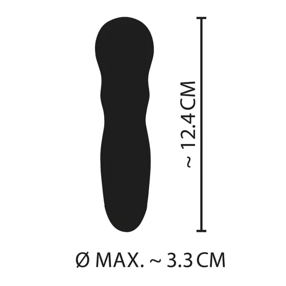 You2Toys - Cuties Mini Rose - akumulátorový, vlnitý vibrátor (růžový)