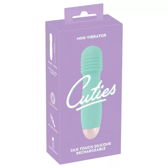 You2Toys - Cuties Mini Wand - akumulátorový, mini masážní vibrátor (zelený)