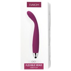   Svakom Cici - akumulátorový, flexibilní G-bod vibrátor (fialový)