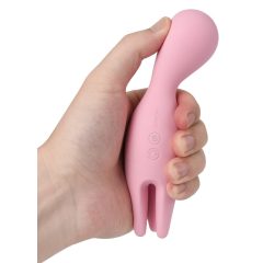   Svakom Nymph - bezdrátový vibrátor na klitoris s rotujícími prsty (světle růžový)