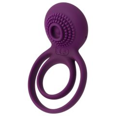   Svakom Tammy - dobíjecí vibrační kroužek na penis a varlata (fialový)