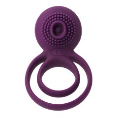   Svakom Tammy - dobíjecí vibrační kroužek na penis a varlata (fialový)