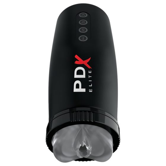 PDX Elite Moto Bator 2 - sání a pohybující se umělá vagína (černá)